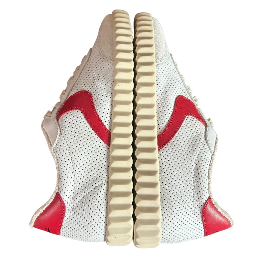Voile Blanche Ines Perforated Leather Low Top Retro Sneaker NEW EU 37 US 7 - Picture 8 of 10
